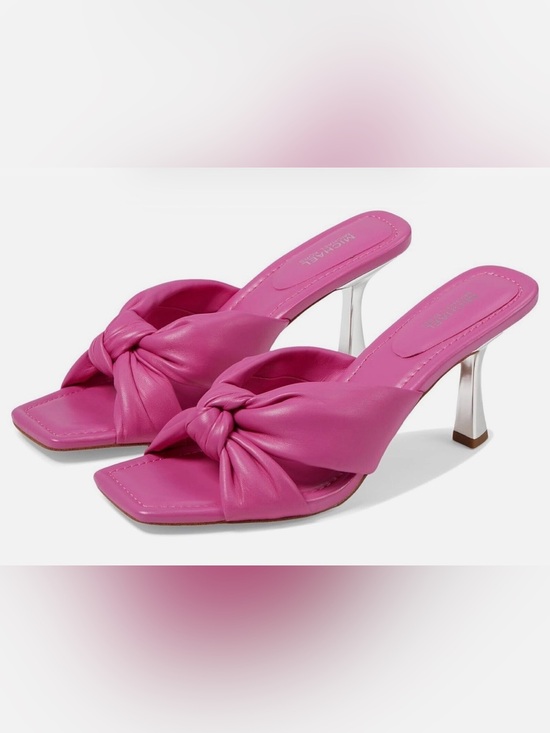 Michael Kors Shoes - Michael Kors Elena Kitten Heeled Sandal hot pink 8M